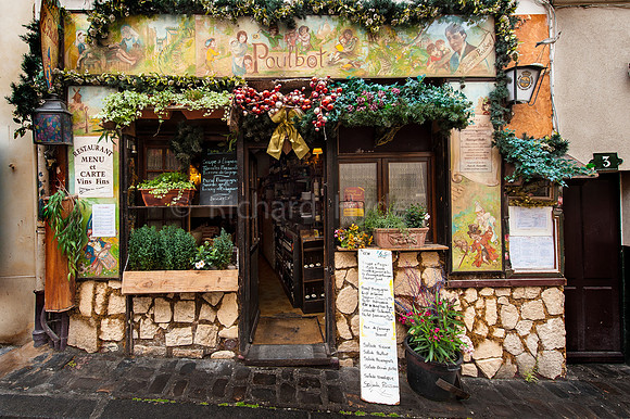 Cafe, Cafe Le Poulbot, Paris, Travel, Monmartre, France