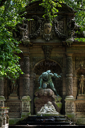 France, Paris, Travel, Luxembourg Gardens, Fountain, Fountain de Medicis