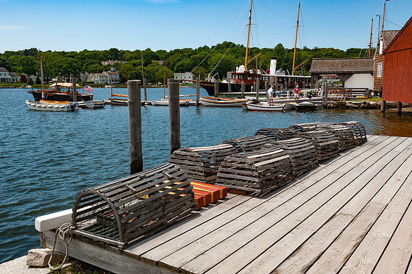 Travel, Lobster pot - Mystic Seaport, Mystic Seaport Museum