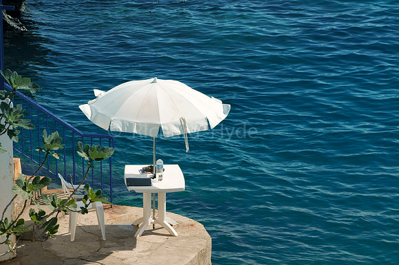Mediterranean, Nice, France, Umbrella, White Umbrella,Travel, The Riviera, The South of France