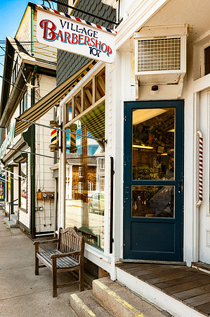 Village Barber Shop - Stonington, Connecticut, Mystic Seaport, New England