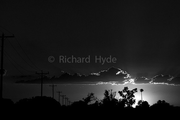 AZ Sunset 4  BW  ©  Richard Hyde  2023