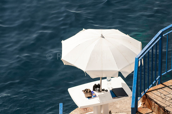 Mediterranean, Nice, Umbrella, France, White Umbrella, Travel, The Riviera, The South of France
