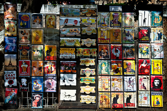France, Left Bank, Paris, Souvenir Stand, The Seine, Travel