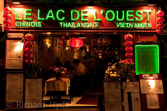 Asian restaurant, Buddha, Lantern, France, Lake of he West